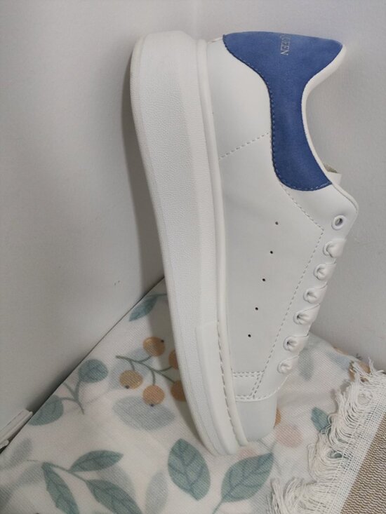 Alexander McQueen Platform White Sneakers main image 6